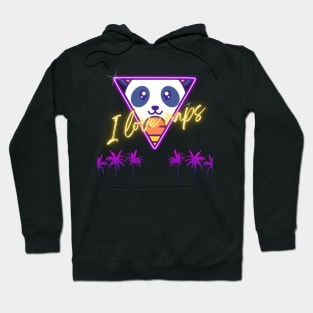 Cute Panda Cyberpunk - I Love Naps - Kawaii Panda #11 Hoodie